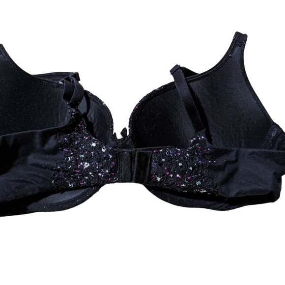 Victoria's Secret Bocy by Victoria Perfect Shape Black Bra with Lace sz 34D - Picture 3 of 6